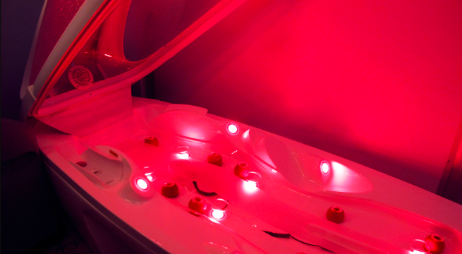 Sauna Red Light Therapy