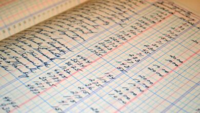 financial records in bookkeeping