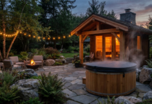 Fitting a 4 Person Sauna Into a Small Backyard
